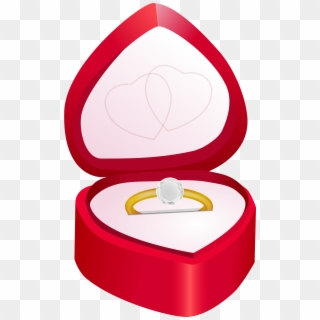 Elegant Wedding Ring Clip Wedding Clipart Transparent - Engagement Ring Cartoon - Png Download