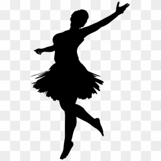 Girl Dancing Ballet Silhouette Png Clipart