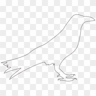 Big Image - Crow Outlines Clipart