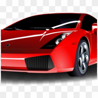 Lamborghini Aventador Clipart Fast Car - Red Lamborghini Gallardo Transparent Background - Png Download