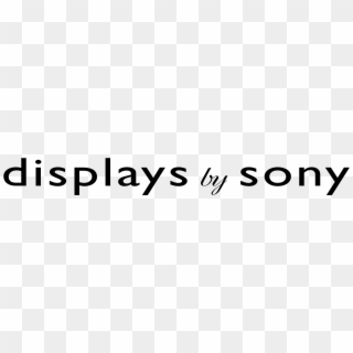 Display By Sony Logo Png Transparent - Calligraphy Clipart