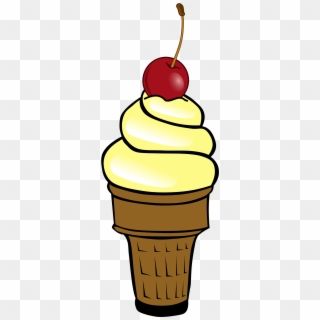 This Free Icons Png Design Of Soft Ice Cream With Cherry Clipart