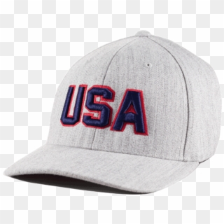 Aspinwall Team Usa Heather Grey Flex Fit Hat 2 - Baseball Cap Clipart