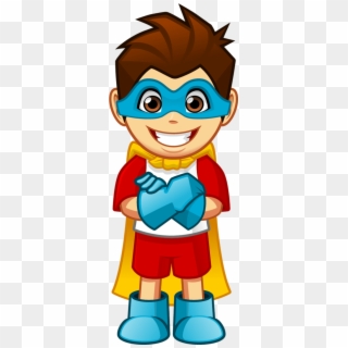 Free Png Download Super Hero Cartoon Png Images Background - Kid Hero Cartoon Clipart