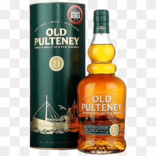 Old Pulteney Single Malt 21 Years Old - Single Malt Whisky Clipart