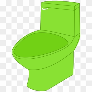 Open - Toilet Green Clipart