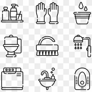 Bathroom - Review Icon Transparent Background Clipart