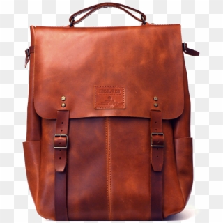 Brown Leather Backpack Png Image Clipart