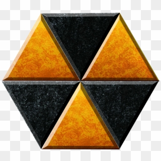 The Lorule Triforce Fits Into The Hyrule Triforce In - Hyrule And Lorule Triforce Clipart