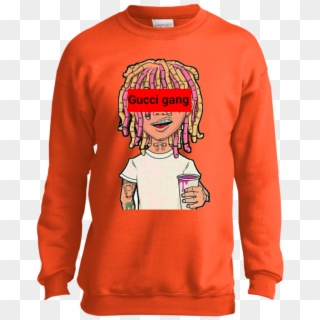 Lil Pump Gucci Gang Youth Sweatshirt Sweatshirts Clipart