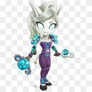Charming Draenei With A Simple But Nicely Coordinated - Draenei Cute Clipart