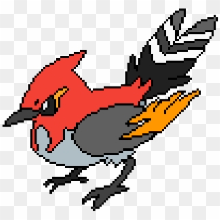 Fletchinder - Pokemon Fire And Flying Type Clipart