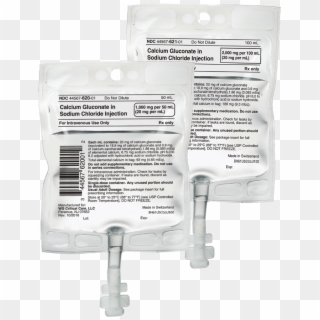 Calcium Gluconate In Sodium Chloride Injection - Ivory Clipart