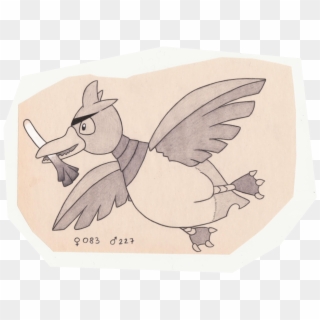 Wild Duck Pokemon - Cartoon Clipart