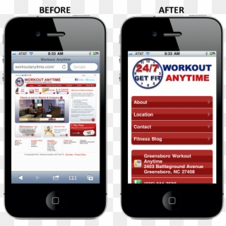 Mobile Websites Before & After - Mobile Website Before And After Clipart
