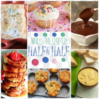 Half And Half Dessert Recipes Clipart