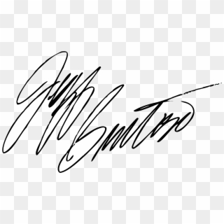 Jeff Burton Signature Logo Png Transparent - Free Signature Vector Clipart