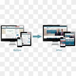 The Cuddigan Law Firm Website Before And After It Was - Bbb Clipart