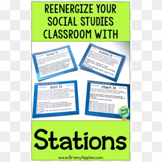 Free History Stations Activity For The Middle School Clipart