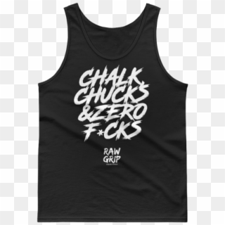 Chalk, Chucks & Zero F*cks Men's Tank - Shirt Clipart
