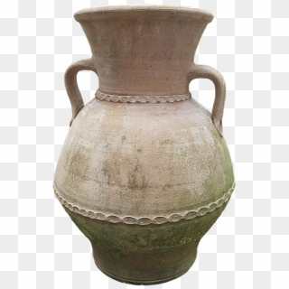 Floor Vase Amphora Terracotta Ceramic Vessel - Amphore Png Clipart
