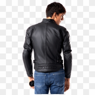 Leather Jacket Black Classy Men Clipart