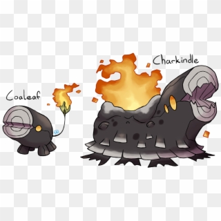 #085 Coaleaf Coaling Pokemon - Grass Fire Pokemon Clipart