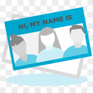 Hi, My Name Is Tag - Graphic Design Clipart