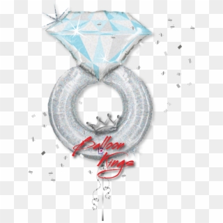 Silver Wedding Ring - Balon U Obliku Prstena Clipart