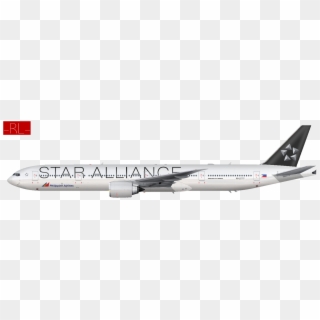 Pal B77w Star Alliance - Thai A 330 Star Alliance Clipart