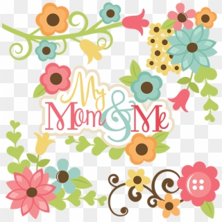 My Mom & Me Svg Files For Scrapbooking Mom And Daughter - Mommy And Me Clipart - Png Download