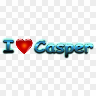 Casper Love Name Heart Design Png - Heart Clipart