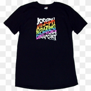 Joseph Unisex Black Logo Tee - Joseph And The Amazing Technicolor Dreamcoat Shirt Clipart