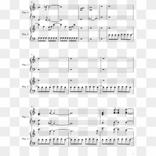 Technicolor Sheet Music Composed By Madeon Arr - Piano Clipart