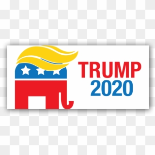Trump 2020 Apparel - Trump 2020 Bumper Sticker Clipart