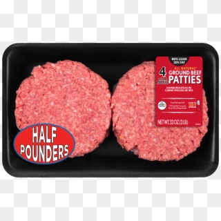 80% Lean/20% Fat, Half-pounder Ground Beef Patties, - Patty Clipart