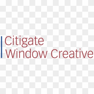 Citigate Window Creative Logo Png Transparent - Carmine Clipart