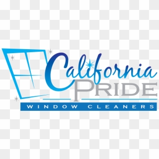 California Pride Window Cleaners Logo - Calligraphy Clipart