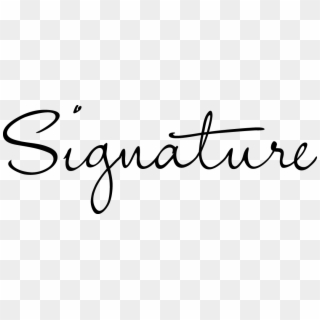 Signature-logo - Signature Images In Jpg Format Clipart