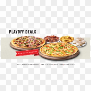 We've Got Your Pizza Party Covered With The Playoff - Fast Food Clipart