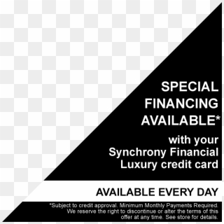 Special Financing Available - Triangle Clipart