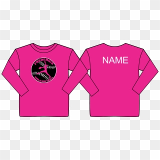 Frederick Girls Softball Long Sleeve Shirt With Name Clipart