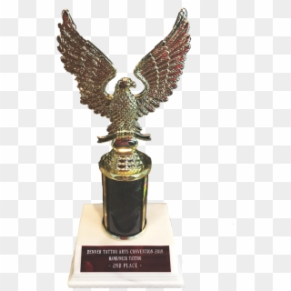 2nd Place Hand Neck - Golden Eagle Clipart
