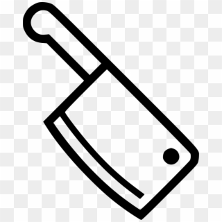 Meat Cleaver Comments - Meat Cleaver Icon Clipart