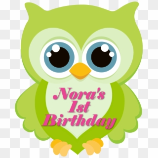 Nora2 Small - Owl Birthday Chart Free Clipart