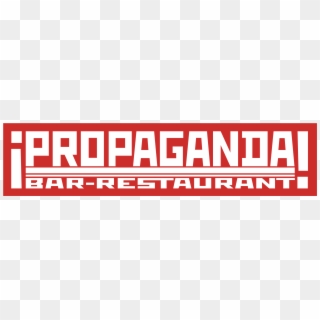Propaganda Bar Restaurant Logo Png Transparent - Propaganda Bar Clipart