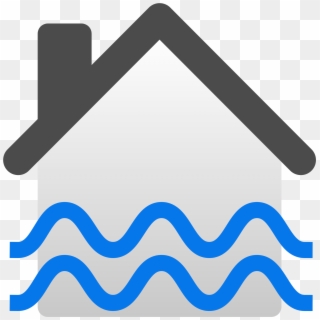 Flood Insurance Cliparts - Flooded House Clipart - Png Download