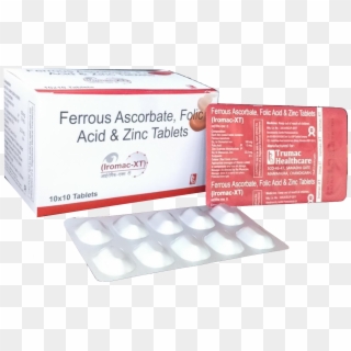 Ferrous Ascorbate Folic Acid Zinc Tablets Manufacturers - Ferrous Ascorbate Folic Acid And Zinc Tablets Clipart