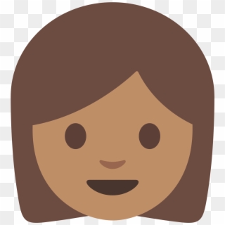 Open - Emoji Princesa Morena Clipart