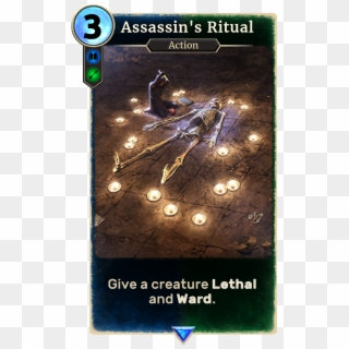 Assassin's Ritual Depicts Someone Committing The Black - Twin Lamps Clipart